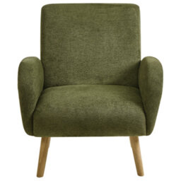 Beliani Modern Armchair Plassen Fabric Green - thumbnail 4