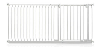 Safetots Elite Pressure Safety Gate, 171Cm - 180Cm, Matt White, Pressure Fit Stair Gate - image 1