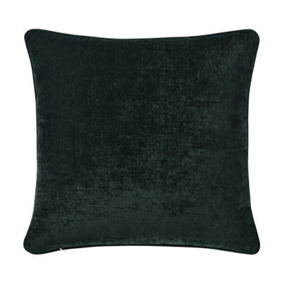 GoodHome Arntzen Dark Green Indoor Cushion, (L)55Cm X (W)55Cm - image 1