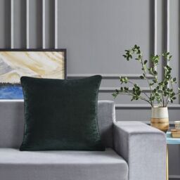 GoodHome Arntzen Dark Green Indoor Cushion, (L)55Cm X (W)55Cm - thumbnail 2