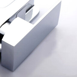 Nes Home 400mm Cloakroom Wall Hung Basin Vanity Unit, Waterfall Tap & Waste White - thumbnail 6