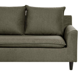 Beliani Corner Sofa 3 Seater Elvenes Velvet Dark Green Right Hand - thumbnail 6