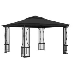 Walplus Gazebo With Nets 300X300X265 Cm Anthracite - thumbnail 3