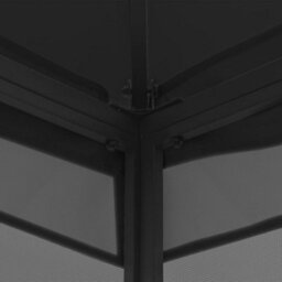 Walplus Gazebo With Nets 300X300X265 Cm Anthracite - thumbnail 4