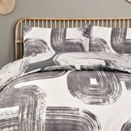 Smart Living Luxury Super Soft Reversible Elemental Geo Duvet Cover With Pillowcase - thumbnail 4