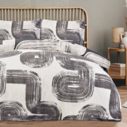 Smart Living Luxury Super Soft Reversible Elemental Geo Duvet Cover With Pillowcase - thumbnail 6