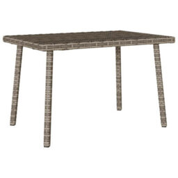 Walplus Garden Coffee Table Rectangular Grey 60X40X37 Cm Poly Rattan - thumbnail 6