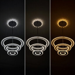 Darphe Modern Acrylic Multi Layer Ring Led Pendant Light - thumbnail 4