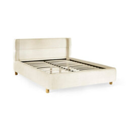 Oakham Silverwood Cream Bouclé Upholstered Bed -  King (150Cm) - thumbnail 1