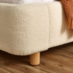 Oakham Silverwood Cream Bouclé Upholstered Bed -  King (150Cm) - thumbnail 8