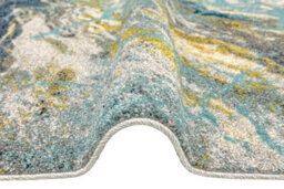 Multicoloured Funky Modern Abstract Nature Print Easy To Clean Rug For Dining Room-160Cm X 220Cm - thumbnail 5