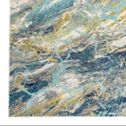 Multicoloured Funky Modern Abstract Nature Print Easy To Clean Rug For Dining Room-160Cm X 220Cm - thumbnail 2