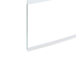 Wyld And Coco Aqualux Silver 140 X 100 Cm Adjustable Shower Bath Screen With Sliding Doors - thumbnail 7