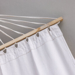 Primrose Ivory Hammock With Natural Wooden Stand - thumbnail 3