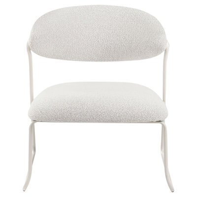 Wyld And Coco Ellehome Set Of 2 Armless Chairs Off-White Fabric Modern Living - image 1