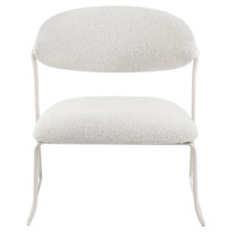 Wyld And Coco Ellehome Set Of 2 Armless Chairs Off-White Fabric Modern Living - thumbnail 1