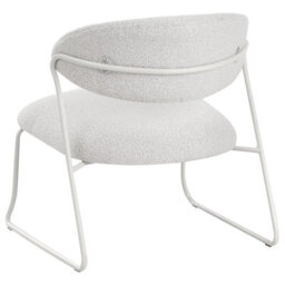 Wyld And Coco Ellehome Set Of 2 Armless Chairs Off-White Fabric Modern Living - thumbnail 7