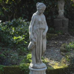 Classic Stone Cast Woman Statue With A Jug Of Water - thumbnail 4