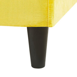 Beliani Bed Velvet Fitou 160 X 200 Cm (Eu King Size) Yellow - thumbnail 8