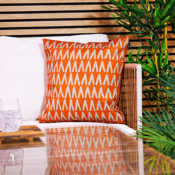 icon Indoor And Outdoor Mark Making Waterproof Filled Cushion 4X Burnt Orange - thumbnail 3