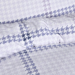 Luxury Houndstooth Check  Brushed Cotton Duvet Cover Set - Easy Care Bedding - thumbnail 3