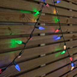Samuel Alexander 15M 300 Led Multi-Action Pinecone Christmas Lights In Multi-Coloured - thumbnail 6