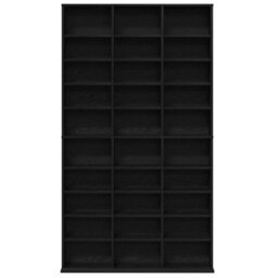 Walplus Cd Cabinet Black Oak 101 X 23 X 177.5 Cm Engineered Wood - thumbnail 6