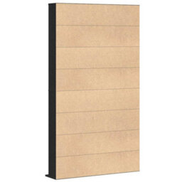 Walplus Cd Cabinet Black Oak 101 X 23 X 177.5 Cm Engineered Wood - thumbnail 5