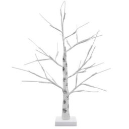 Long Life Lamps Company Led Indoor Christmas Tree White 60Cm 3000K Light Dual Mains And Battery Operated Tree03 - thumbnail 3