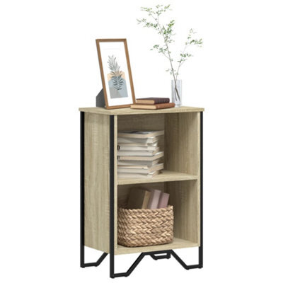 Berkfield Bookcase Sonoma Oak 50X31X74.5 Cm Engineered Wood - image 1