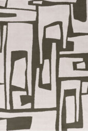 The Rugs Loft Olive And Ivory Abstract Geometric Living Room Area Rug And Runners Soft Pile - thumbnail 2