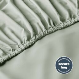 Silentnight Plain Sage King Fitted Sheet - thumbnail 5