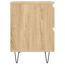 Berkfield Bedside Cabinet Sonoma Oak 40X35X50 Cm Engineered Wood - thumbnail 7