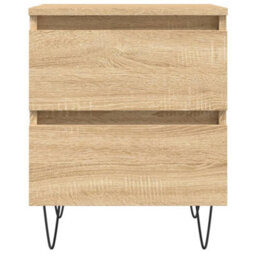 Berkfield Bedside Cabinet Sonoma Oak 40X35X50 Cm Engineered Wood - thumbnail 5