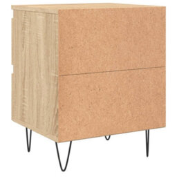 Berkfield Bedside Cabinet Sonoma Oak 40X35X50 Cm Engineered Wood - thumbnail 8