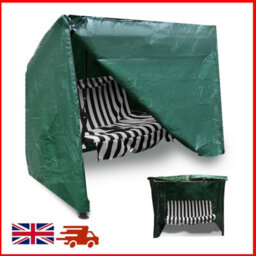 Divchi 3 Seater Garden Swing Covers Waterproof Heavy Duty Outdoor Swinging Chair Cover Windproof Antiuv Patio Garden With Zips - thumbnail 8
