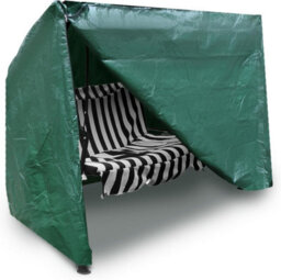 Divchi 3 Seater Garden Swing Covers Waterproof Heavy Duty Outdoor Swinging Chair Cover Windproof Antiuv Patio Garden With Zips