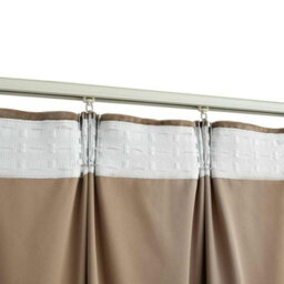 Walplus Blackout Curtains 2 Pcs With Hooks Velvet Beige 140X245 Cm - thumbnail 4