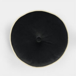 OHS Ultra Soft Velvet Round Seat Cushion Pleated Floor Pillow - thumbnail 4