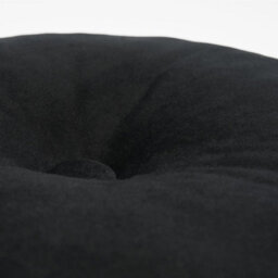 OHS Ultra Soft Velvet Round Seat Cushion Pleated Floor Pillow - thumbnail 2