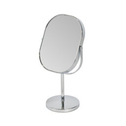 Showerdrape Nikon 3X Magnifying Chrome Oval Vanity Mirror - thumbnail 3