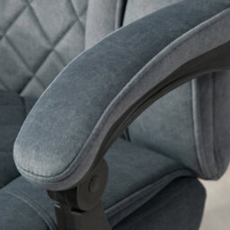 Vinsetto Massage Office Chair, Heated Reclining Desk Chair, Dark Grey - thumbnail 9