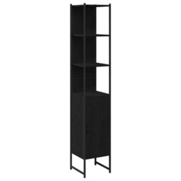 Berkfield Modern 4 Piece Bathroom Furniture Set - Black Oak - thumbnail 5