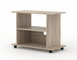 Arte Tv Stand In Oak Sonoma - W400mm X H600mm X W800mm - Compact And Versatile - thumbnail 1