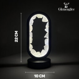 Cello Gleneagles Oval Earth Led Natural Crystal Lamp - Rock Quartz Dimmable White Led - thumbnail 2