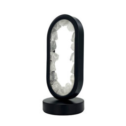 Cello Gleneagles Oval Earth Led Natural Crystal Lamp - Rock Quartz Dimmable White Led - thumbnail 8