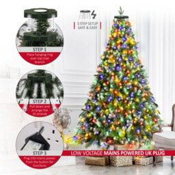 Netta Christmas Tree Lights 2.5M X 12 Strands 300 Leds Fairy Lights - Multi - thumbnail 6