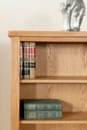Buttercup Farm Shrewsbury 6' Bookcase - L30 X W90 X H180 Cm - Oak - thumbnail 4