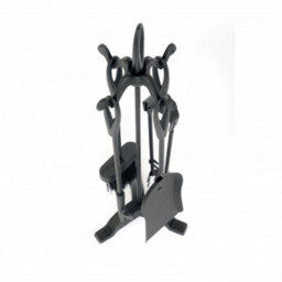 5-Piece Steel Fireplace Companion Set - thumbnail 5