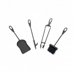5-Piece Steel Fireplace Companion Set - thumbnail 4